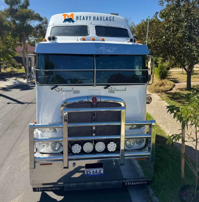 Heavy Haulage Transport Services by TM Heavy Haulage truck